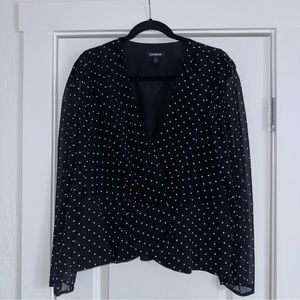 Express Polka Dot Blouse